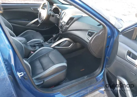 2016 Hyundai Veloster Turbo из США, поврежденный, VIN KMHTC6AE5GU293877